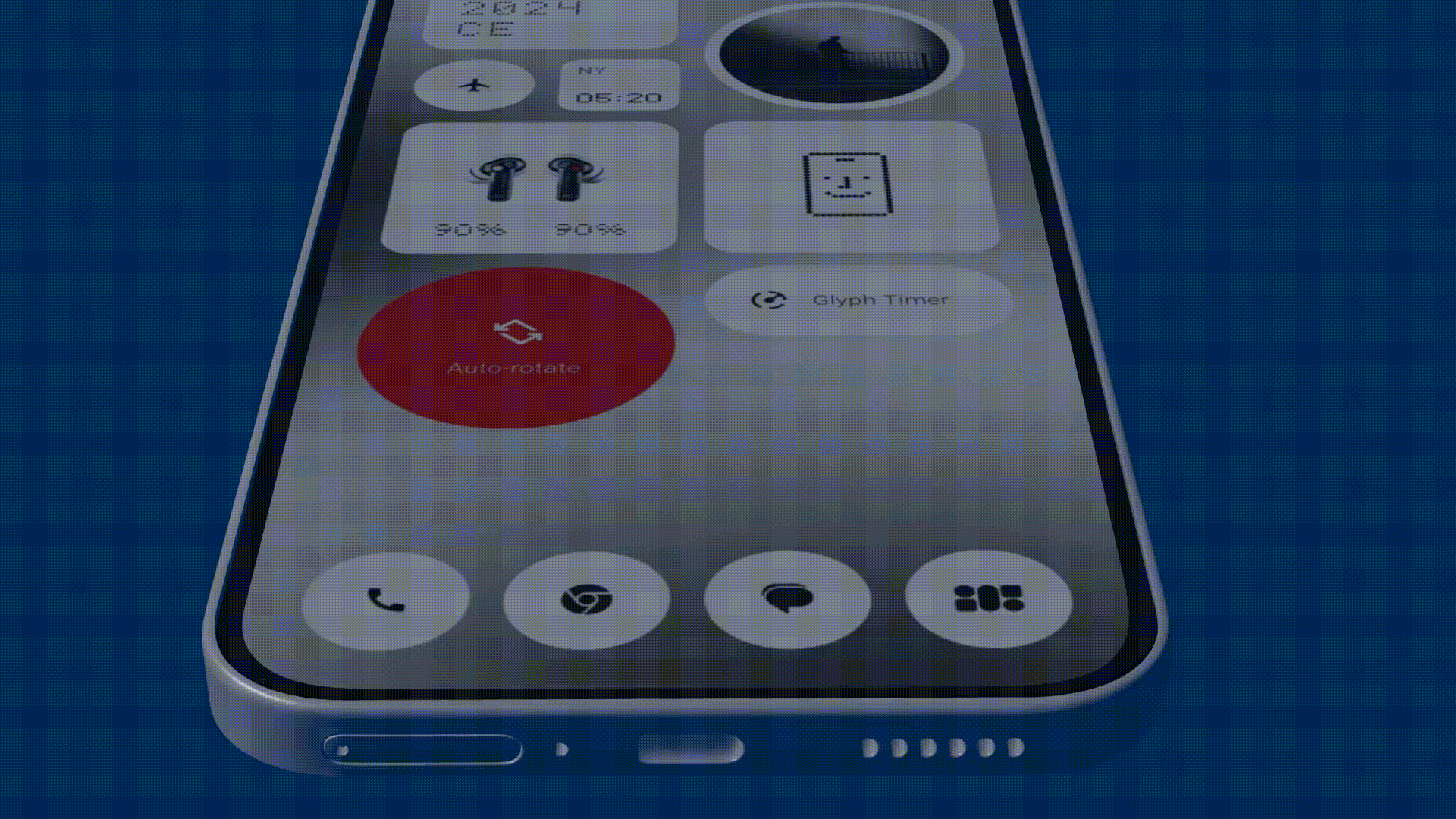 3D phone render rotation loop animation